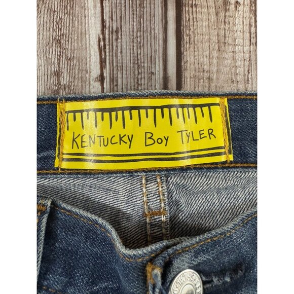 Kentucky Boy Tyler up cycled levis jeans size 32 32 - Picture 2 of 6
